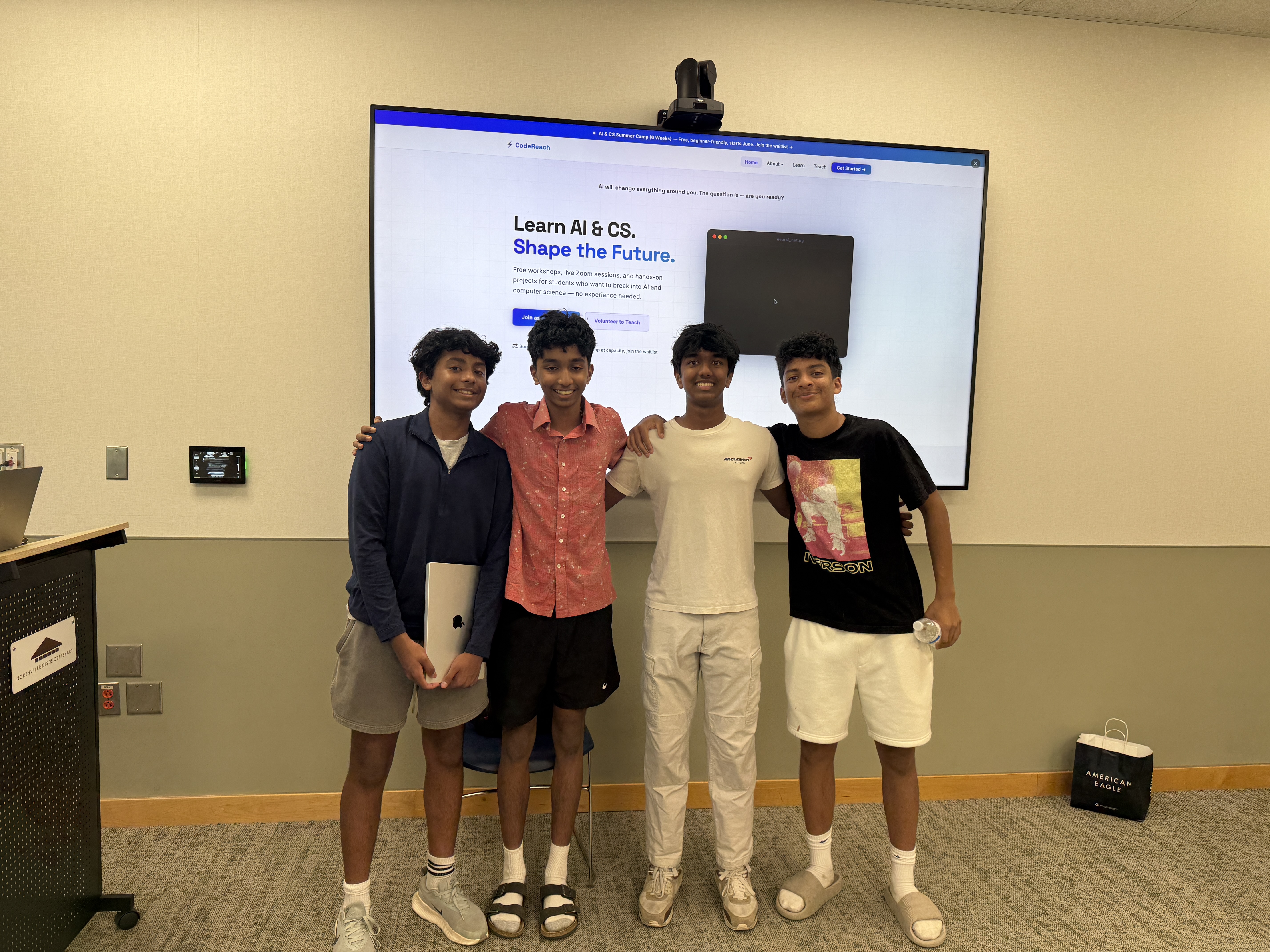 CodeReach summer camp Week 1