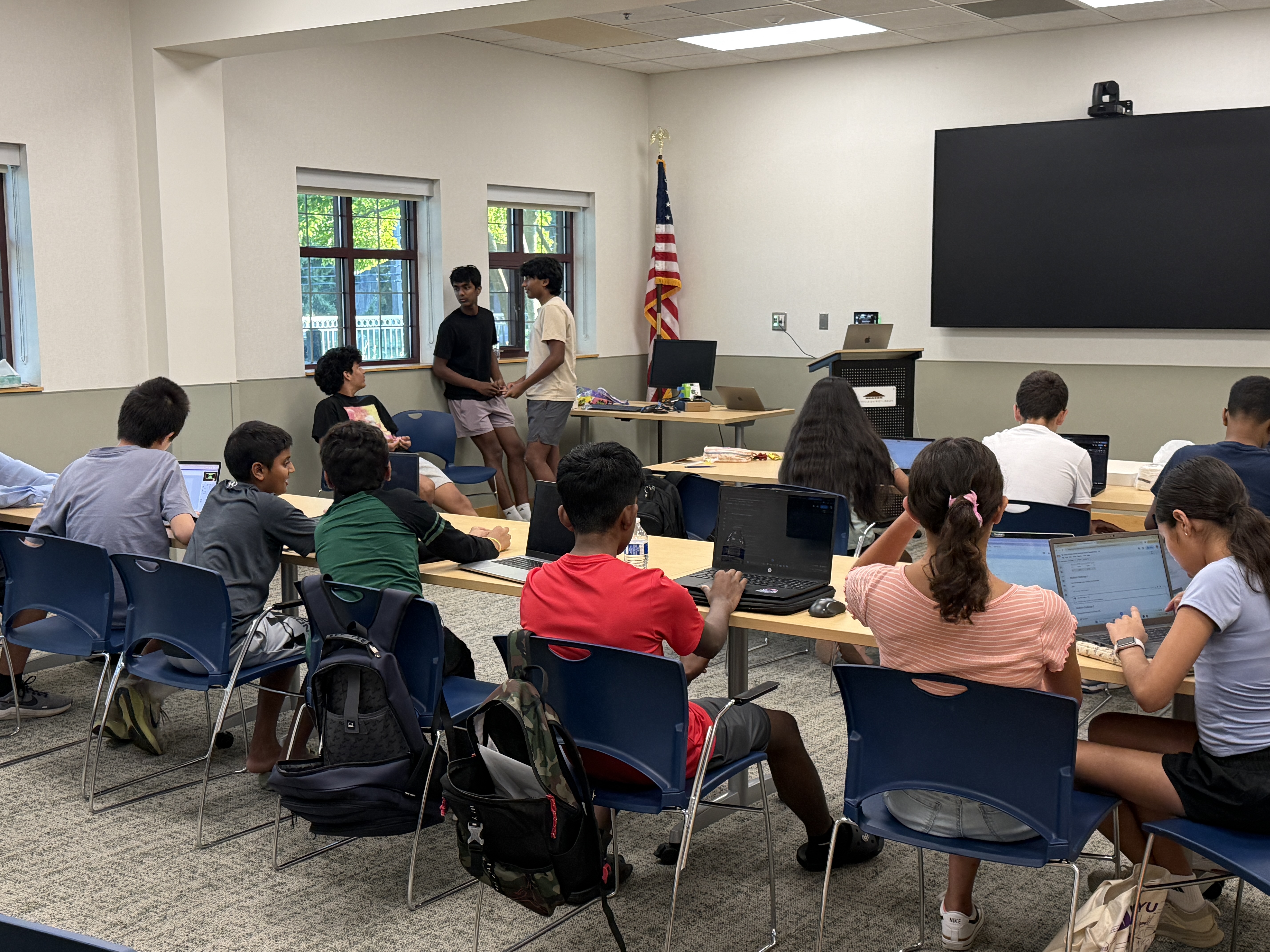 Students at CodeReach camp Week 6
